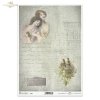 kobieta, kobiety, dama, moda, ptak, ptasie gniazdo, list, dekor, ornament, retro, Vintage, R870, woman, women, lady, fashion, bird, bird's nest, letter, decor, ornament, Frau, Dame, Mode, Vogel, Vogelnest, Brief, Dekor, Ornament, mujer, señora, moda, páj